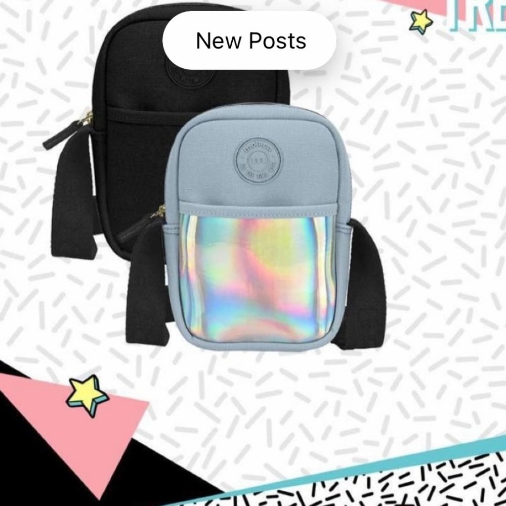 Mini Shoulder Bag. Available black